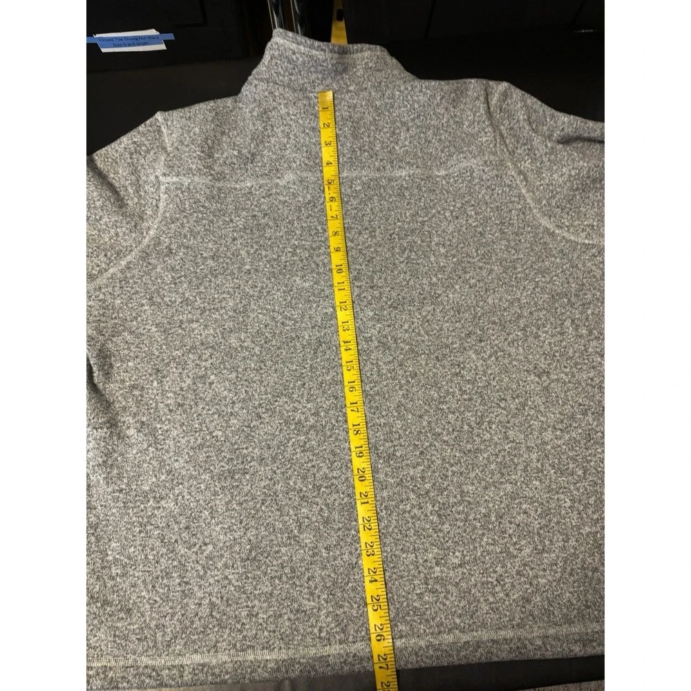 Mens The NORTH FACE Gray Gordon Lyons 1/2 Zip Sweater Jacket XXL